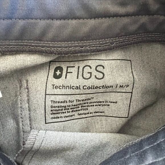 Figs Zamora Jogger Scrub Pants Grey Petite M - Picture 5 of 7